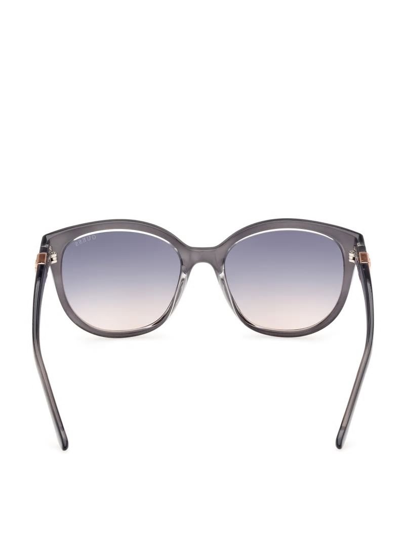 Guess Milky Plastic Cat-Eye Sunglasses - Blue