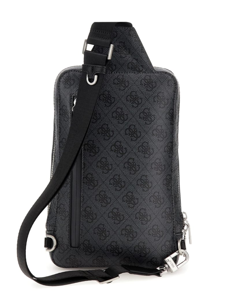 Guess Vezzola Eco Quattro G Sling Bag - Black