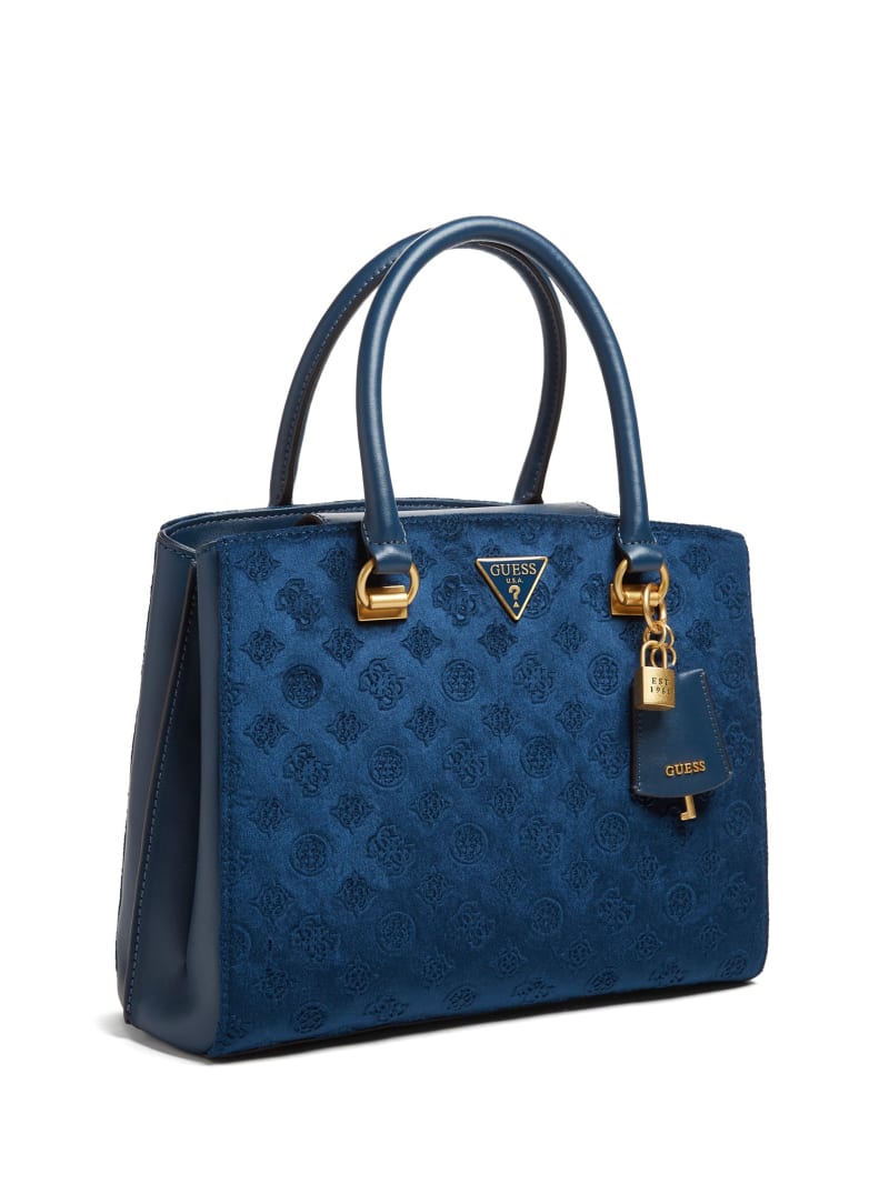 Guess Ales Girlfriend Satchel - Blue