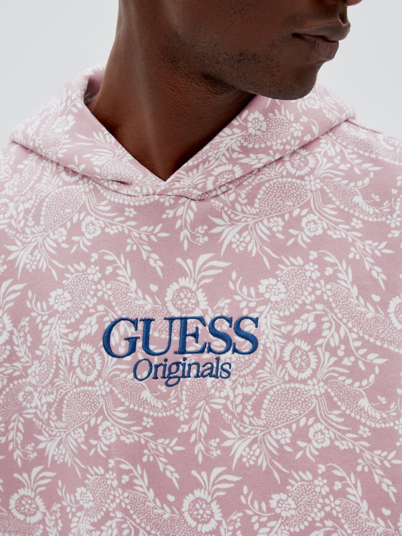 Guess GUESS Originals Bandana Hoodie - Charming Purple Multi