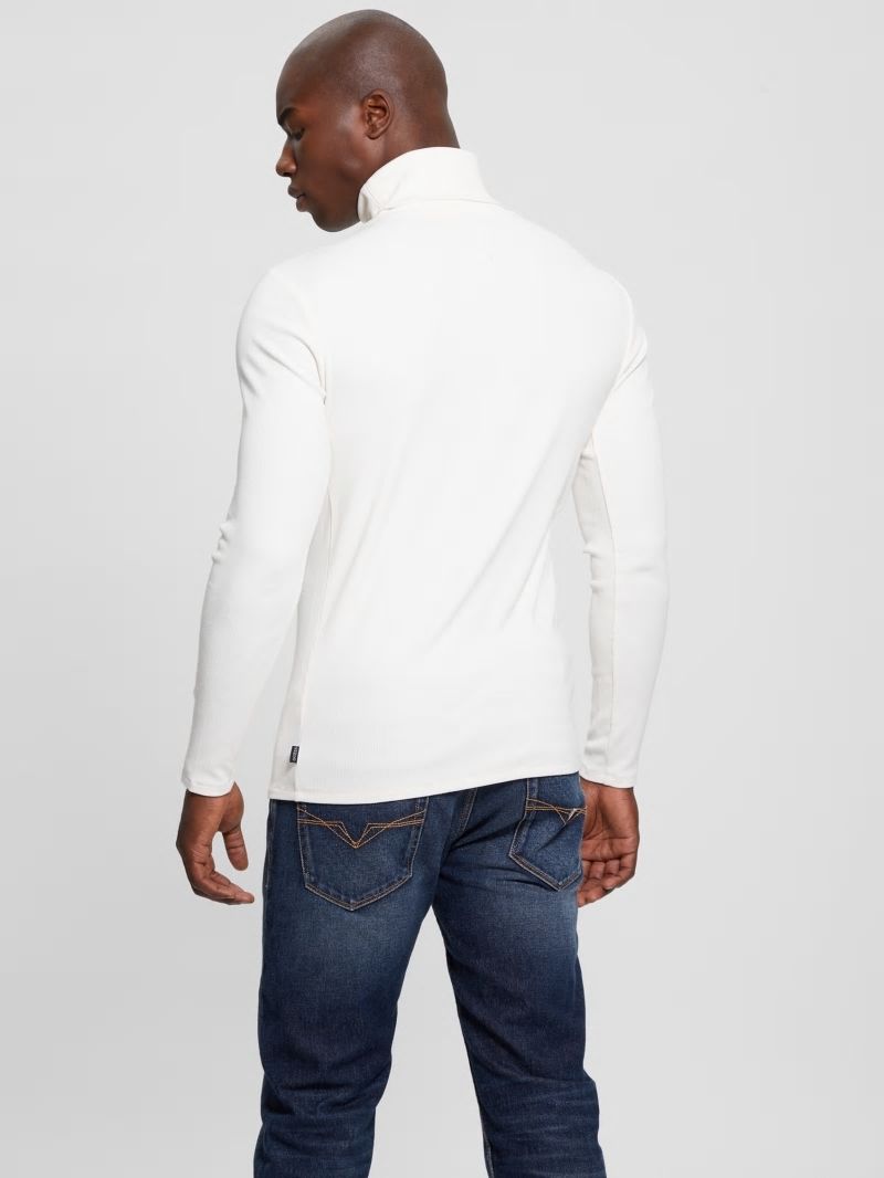 Guess Mateo Turtleneck Tee - Vanilla Cream