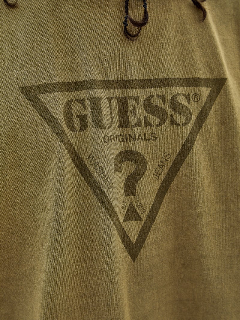 Guess GUESS Originals Triangle Tee - Taupe Gray Multi