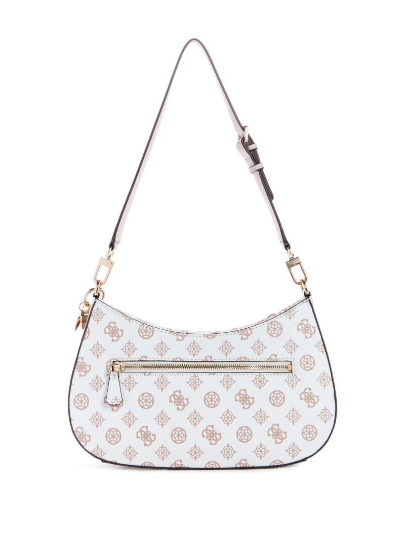 Guess Noelle Peony Logo Shoulder Bag - Willow