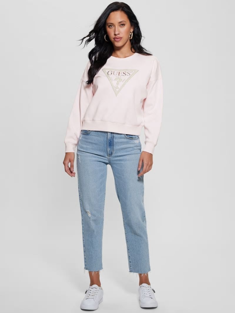 Guess Eco Relaxed Sweatshirt - Low Key Pink