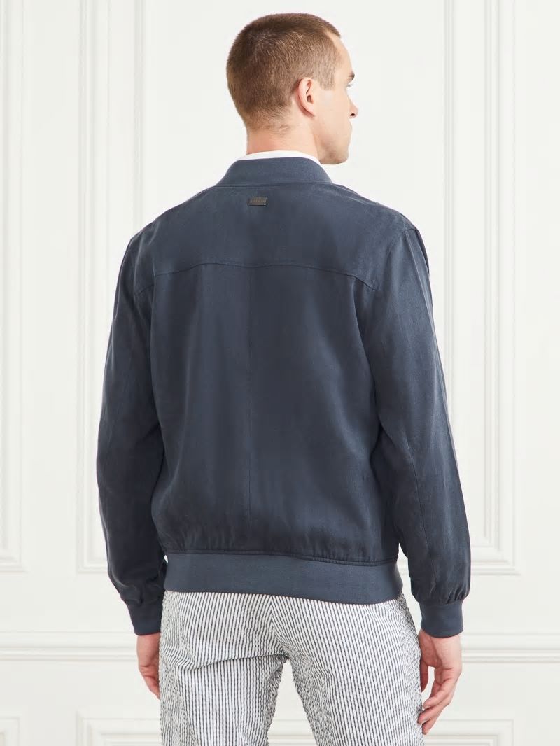 Guess Eco Classic Flight Jacket - Bleu éLéGant