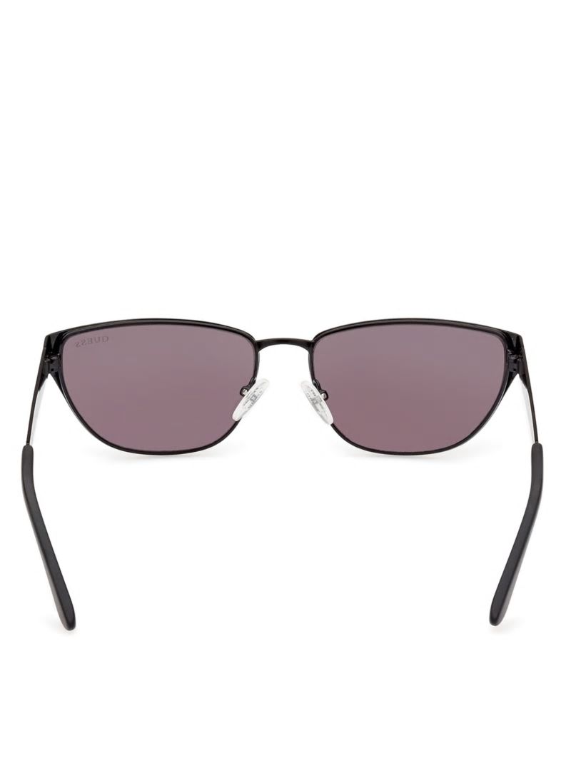 Guess Gia Metal Cat-Eye Sunglasses - Black