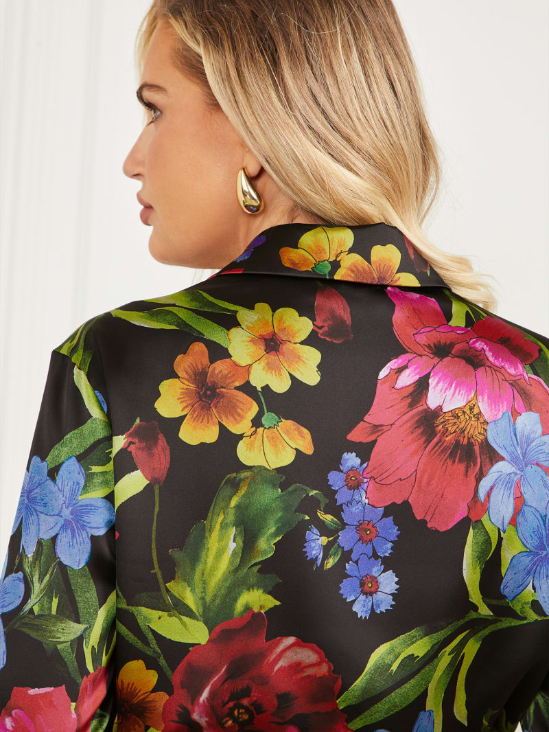 Guess Melissa Printed Blouse - Boldly Blooming Print