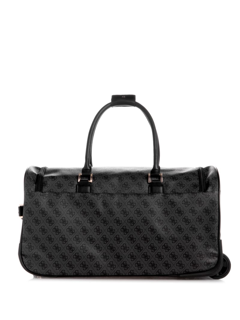 Guess Jesco Wheeled Duffel Bag - Coal Multi