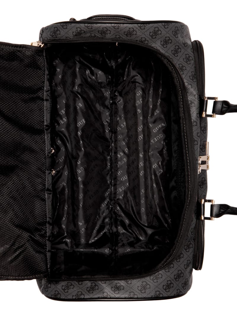 Guess Jesco Wheeled Duffel Bag - Coal Multi