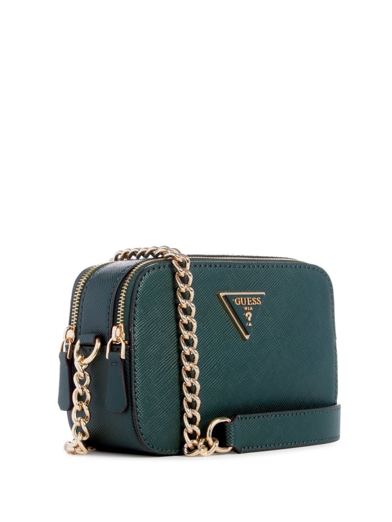 Guess Noelle Camera Crossbody - Forest Green