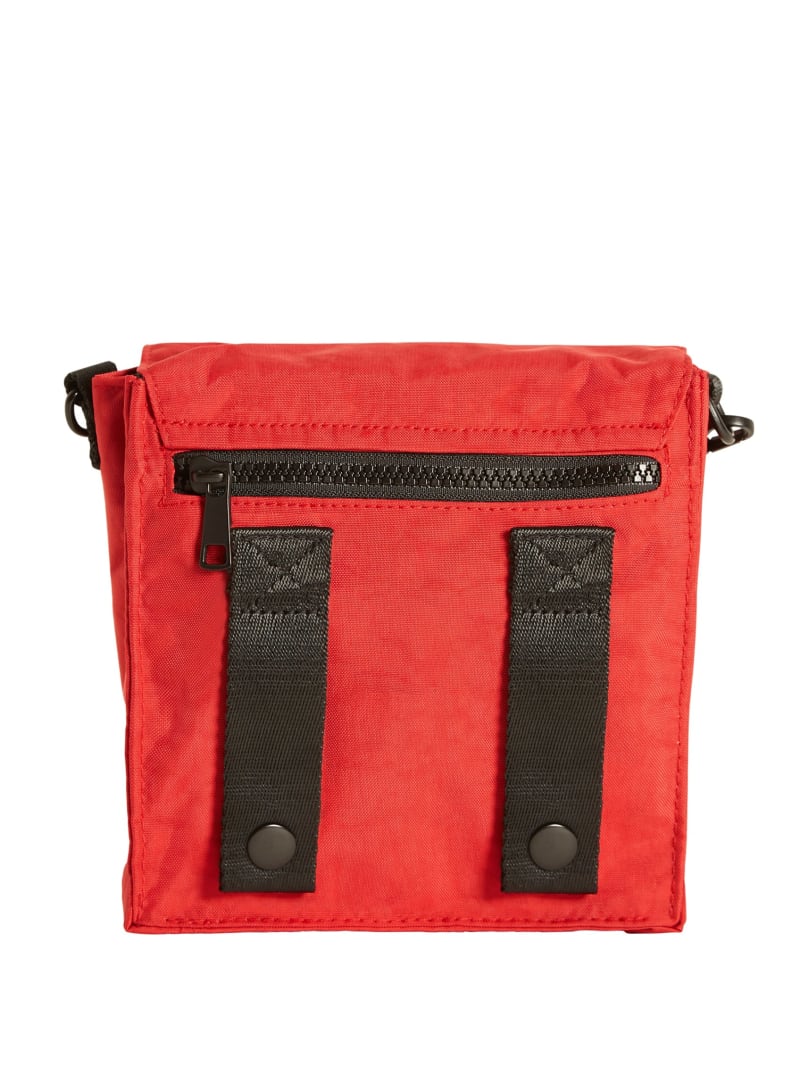 Guess GUESS Originals Nylon Utility Side Bag - Red Corvette