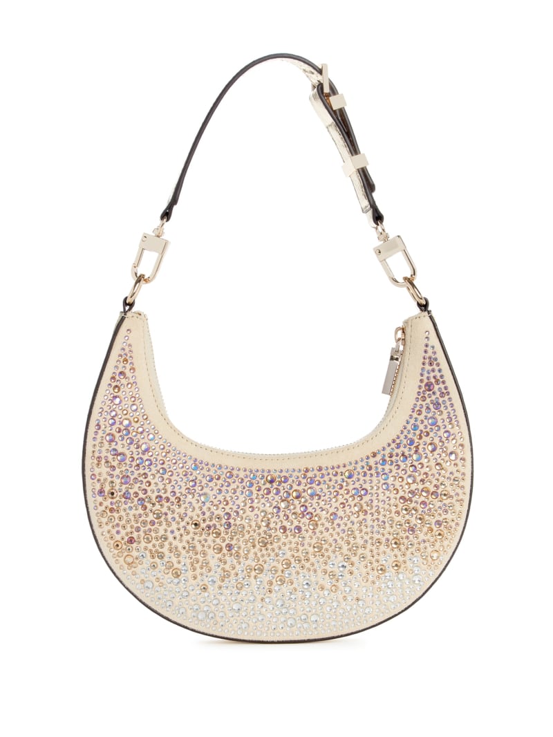 Guess Lua Rhinestone Shoulder Bag - Gold