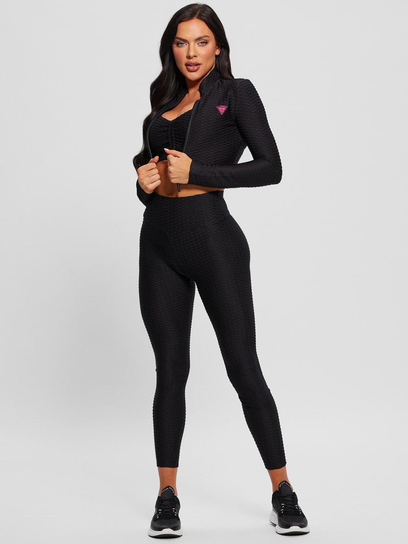 Guess Eco Delma Active Zip Jacket - Black