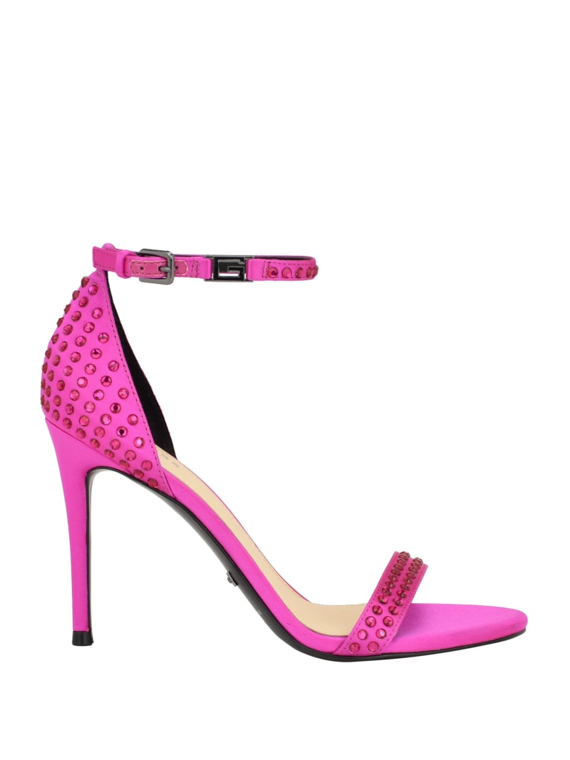 Guess Kabaile Rhinestone Heels - Medium Pink