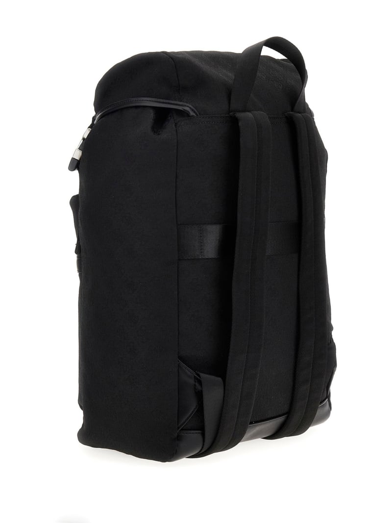 Guess Vezzola Jacquard Backpack - Black