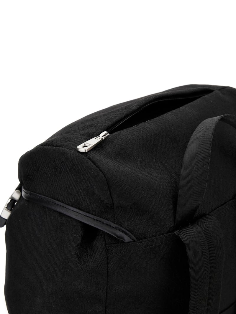 Guess Vezzola Jacquard Backpack - Black