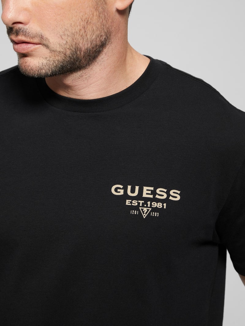 Guess Eco Signature Tee - Black