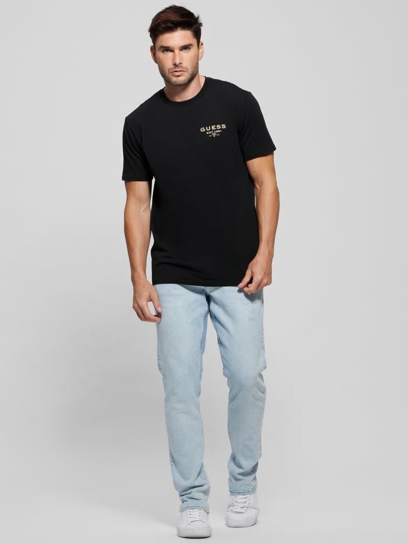 Guess Eco Signature Tee - Black