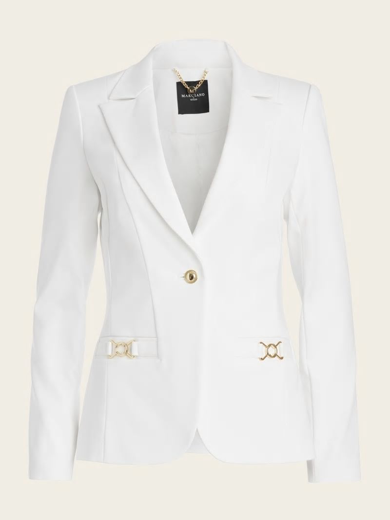 Guess Franca Blazer - Pale Pearl