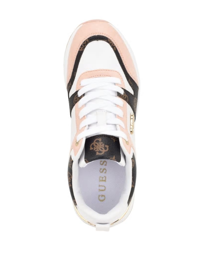 Guess Kadlin Logo Sneakers - Medium Pink