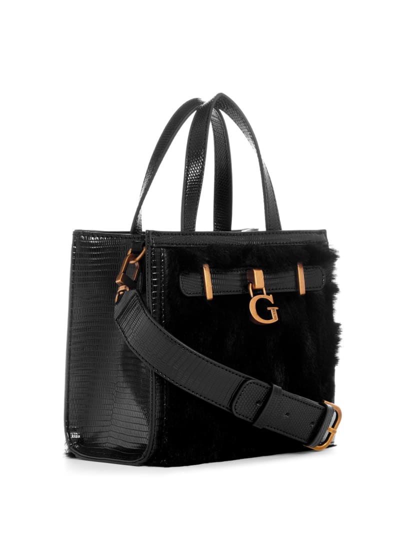 Guess Bergen Compartment Mini Tote - Black