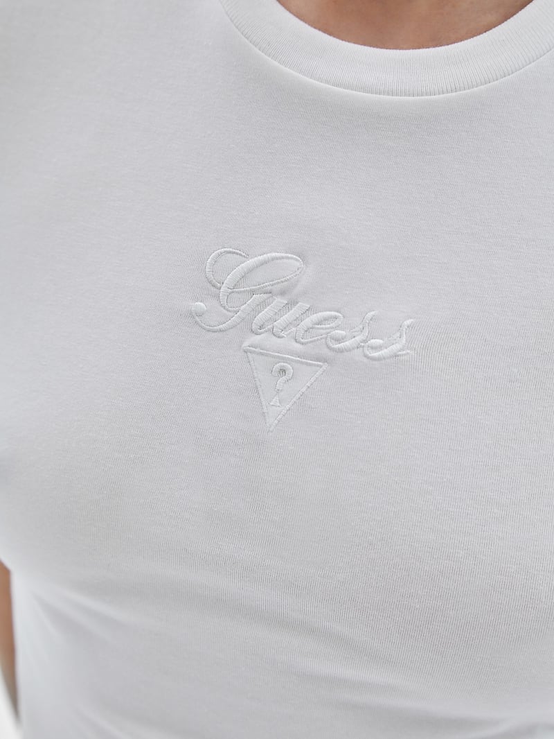 Guess GUESS Originals Logo Baby Tee - Pure White