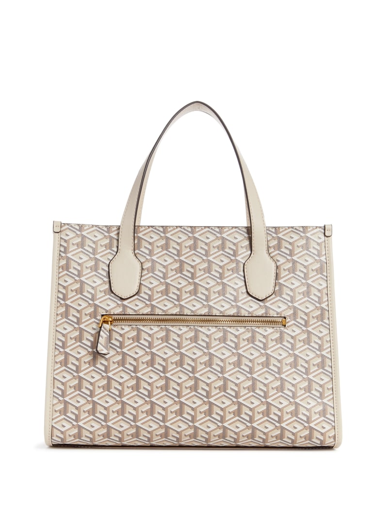 Guess Silvana G Cube Tote - Saddle