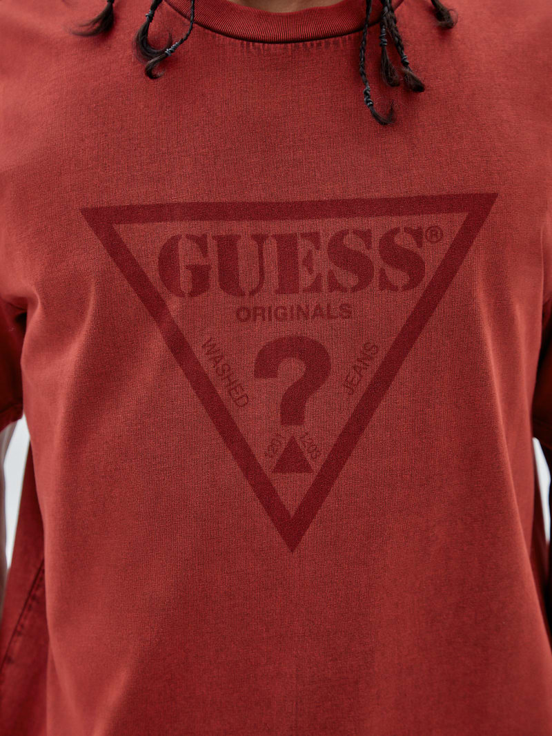 Guess GUESS Originals Triangle Tee - Chili Red Multi