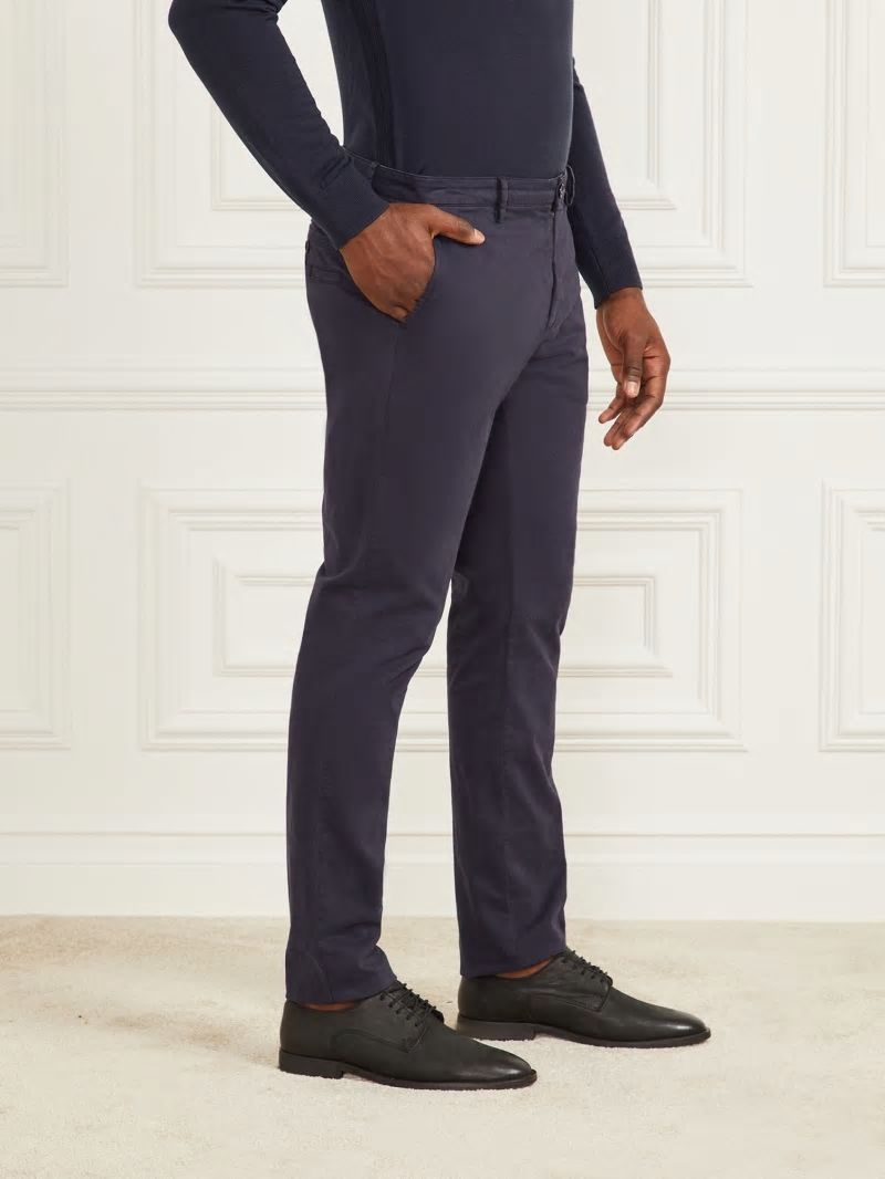 Guess Eco Hugh Easy Chino Pant - Bleu éLéGant