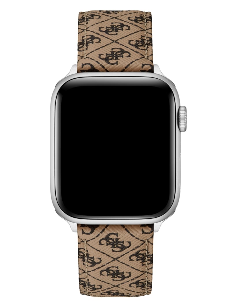 Guess Brown Logo Leather 38-40 mm Band for Apple Watch® - Nude