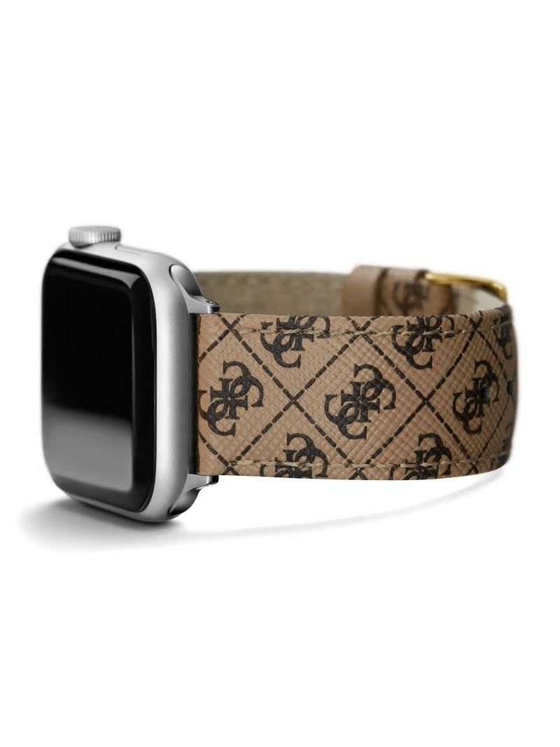 Guess Brown Logo Leather 38-40 mm Band for Apple Watch® - Nude