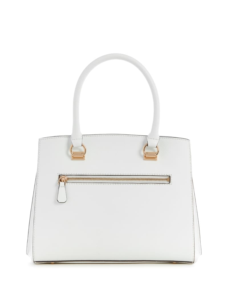 Guess Noelle Girlfriend Satchel - White Multi