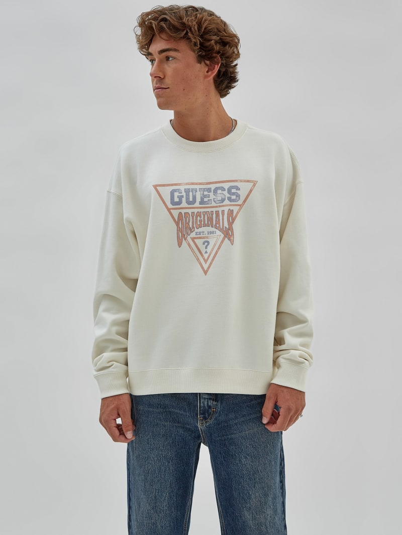 Guess GUESS Originals Vintage Dev Sweatshirt - Sandy Shore