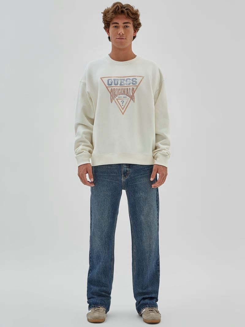 Guess GUESS Originals Vintage Dev Sweatshirt - Sandy Shore