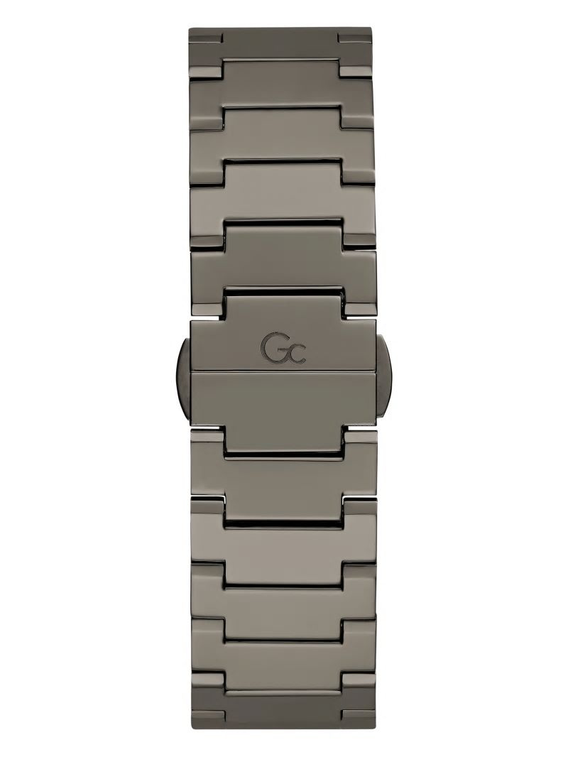 Guess Gc Dark Silver and Blue Multifunction Watch - Gunmetal