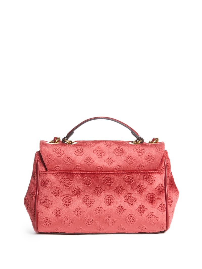 Guess Kimi Logo Convertible Crossbody - Red