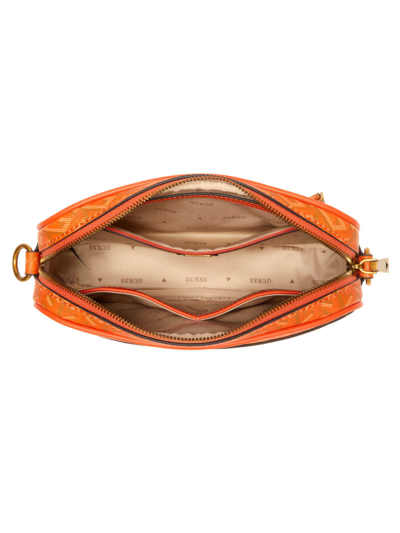 Guess Vikky Camera Bag - Orange Logo