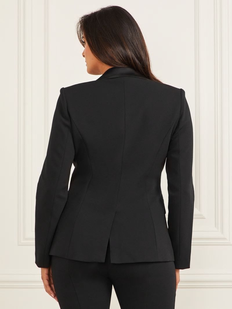 Guess Orla Beaded Blazer - Black