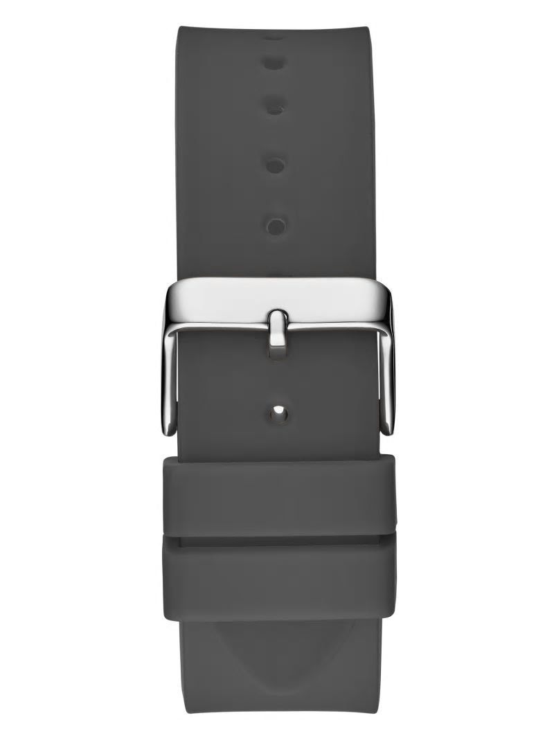 Guess Gray Plastic and Silicone Multifunction Watch - Grey