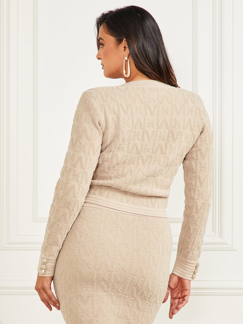 Guess Penelope Sweater Cardigan - Fawn Taupe