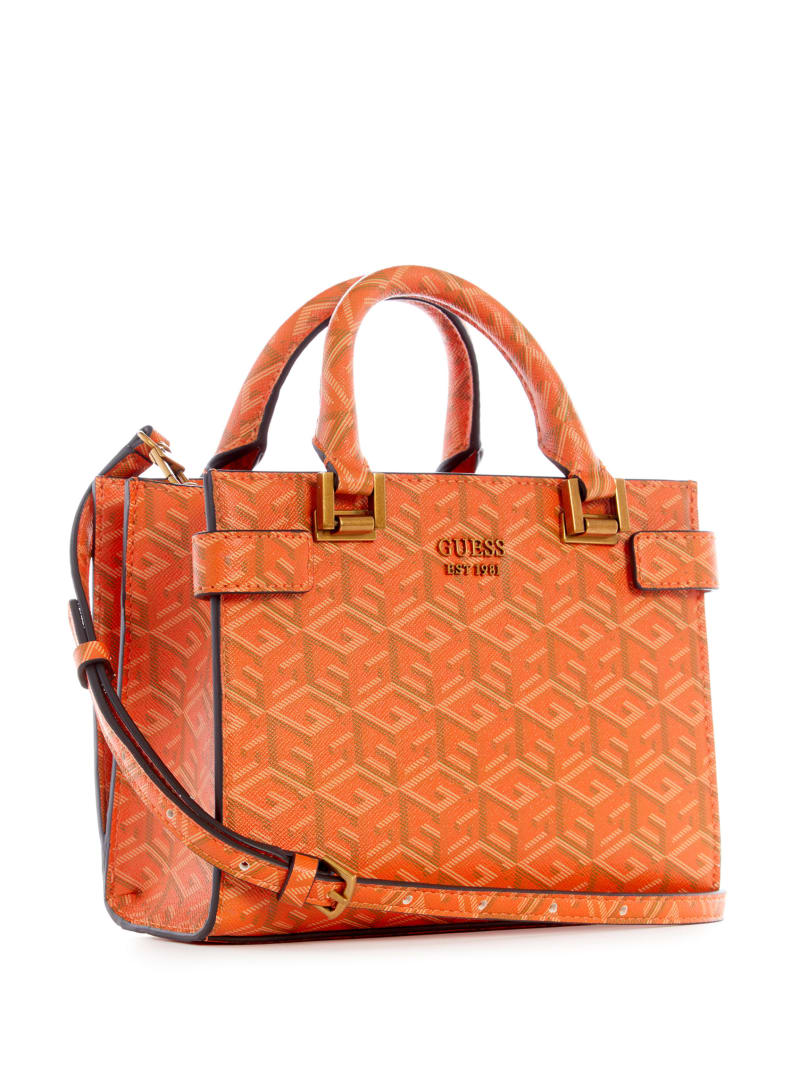 Guess Atene Mini Satchel - Orange Logo