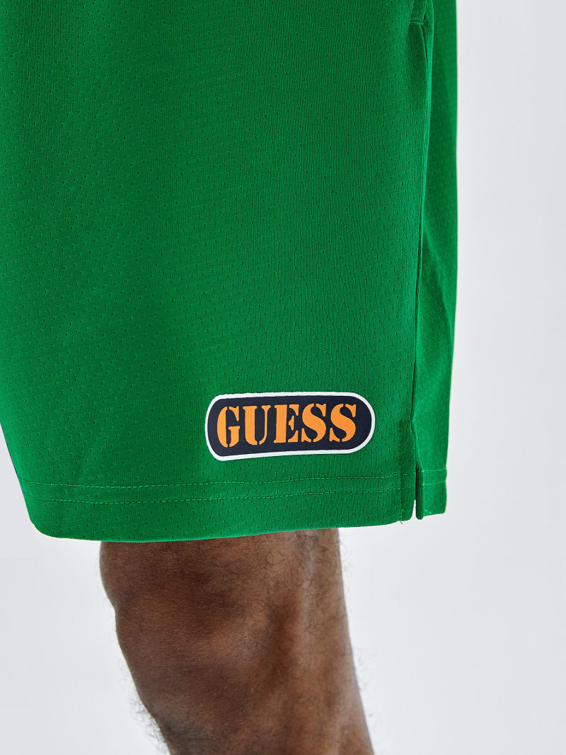 Guess GUESS Originals Mesh Shorts - Green Matcha