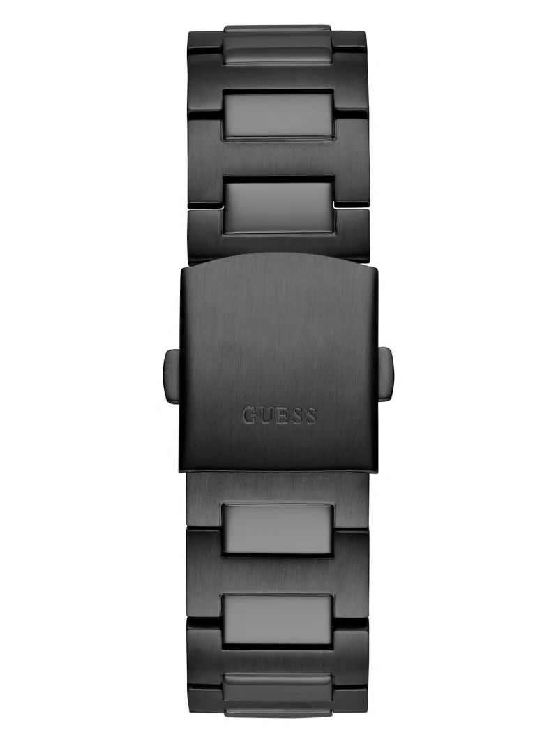 Guess Black Multifunction Watch - Black Snakeskin