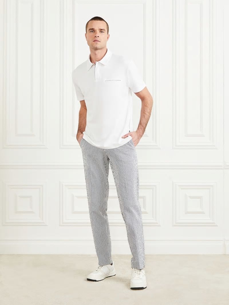 Guess Formal Performance Polo - Pure White