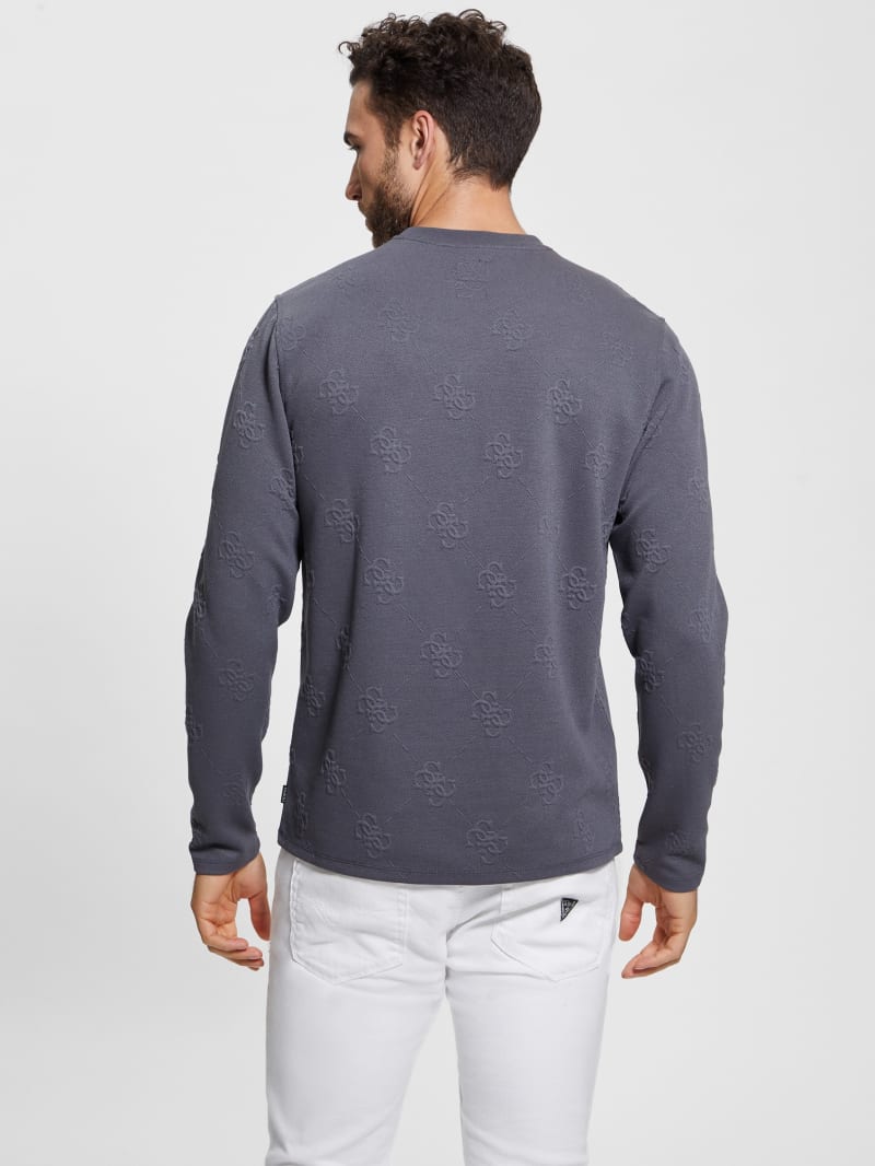 Guess Quattro Logo Sweater - Magnetic Multi