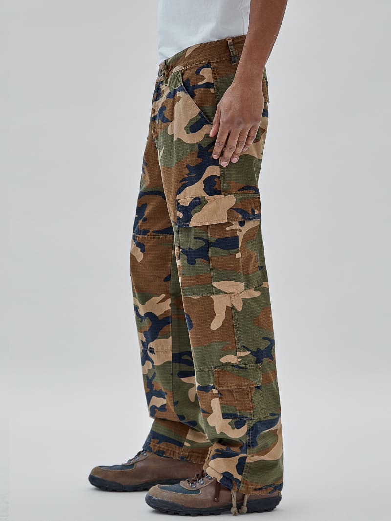 Guess GUESS Originals Ripstop Cargo Pants - Surplus Camo