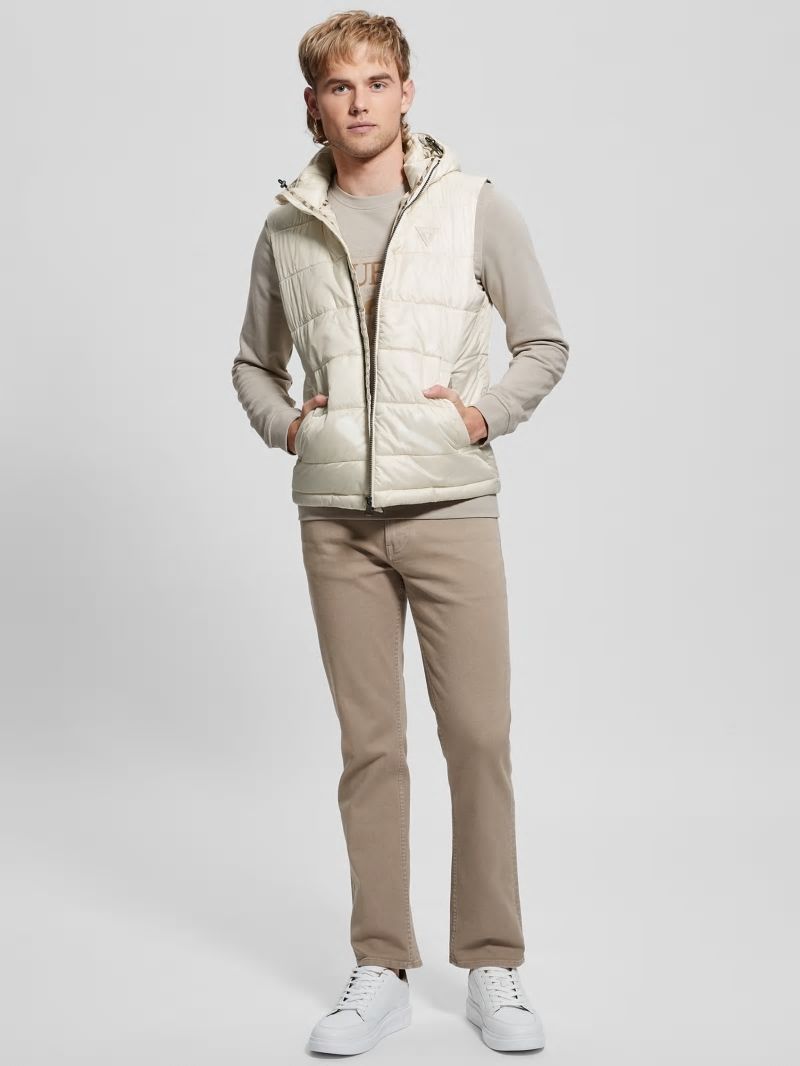 Guess Eco Super Light Puffer Vest - Quicksand