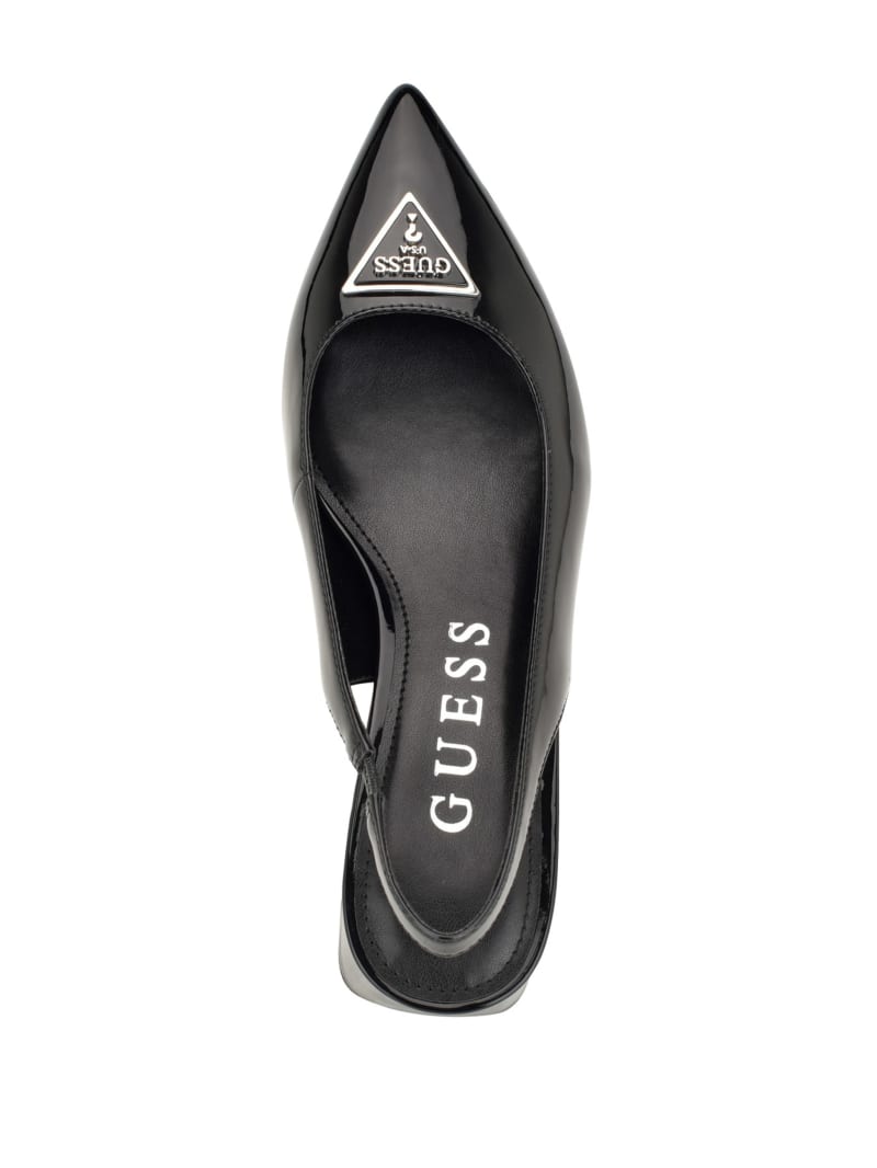 Guess Zanda Slingback Block Heels - Black 001