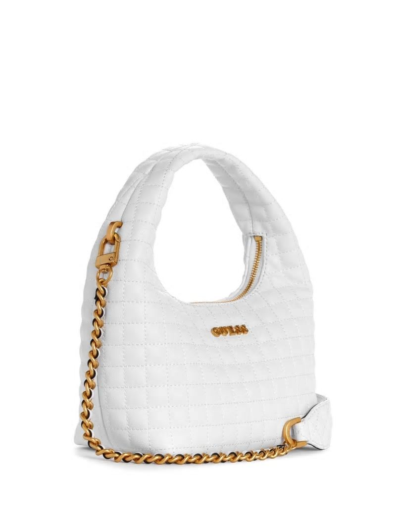 Guess Tia Hobo Bag - White Multi