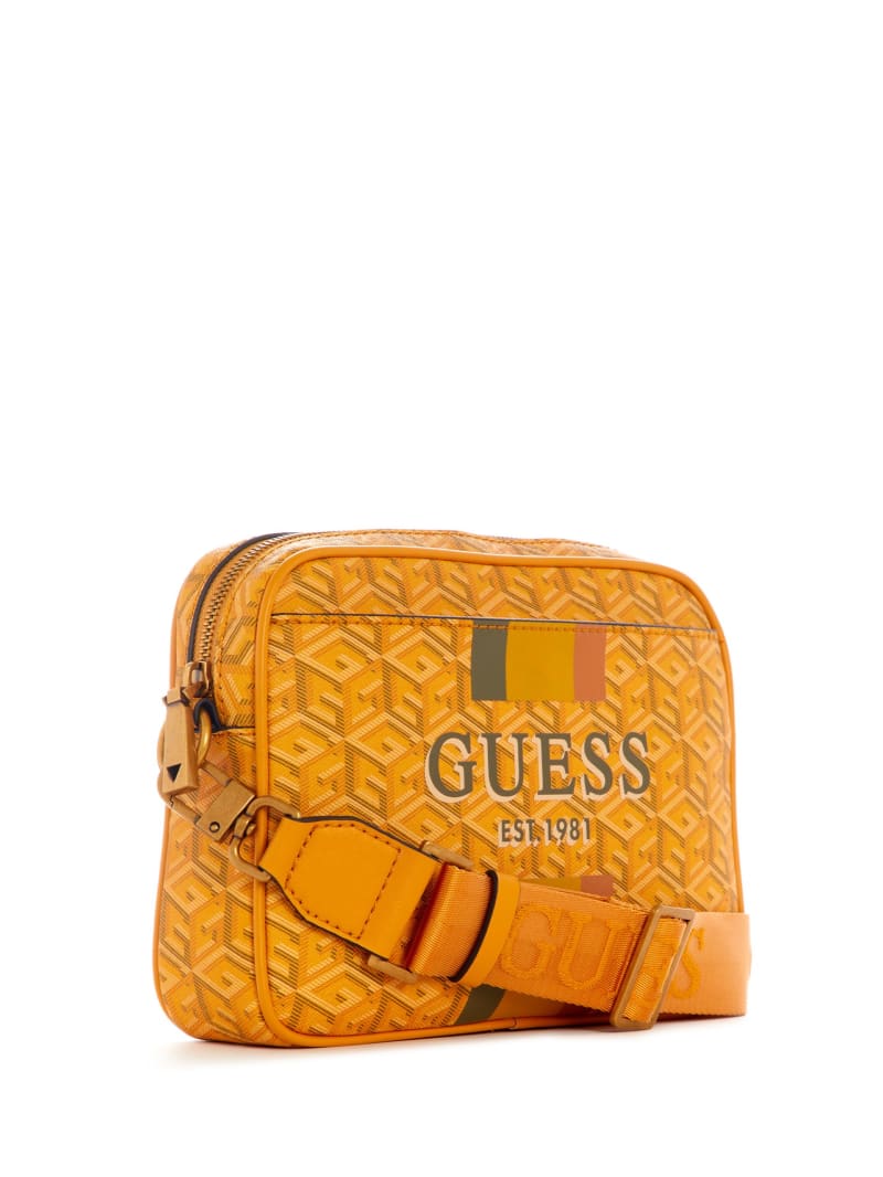 Guess Vikky Camera Bag - Yellow Logo